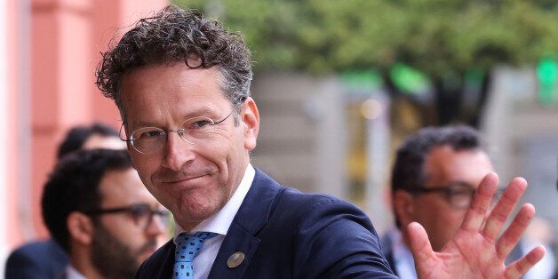 Eurogroup President Jeroen Dijsselbloem arrives at the Petruzzelli Theatre during a G7 for Financial ministers in the southern Italian city of Bari, Italy May 11, 2017. REUTERS/Alessandro Bianchi