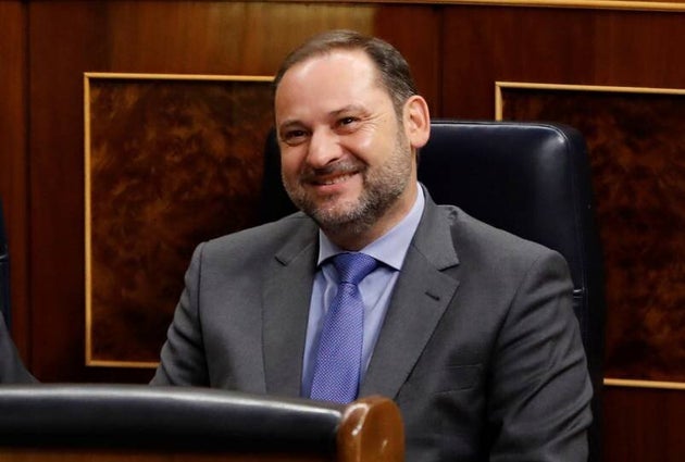 El ministro de Fomento en funciones, José Luis Ábalos, en el