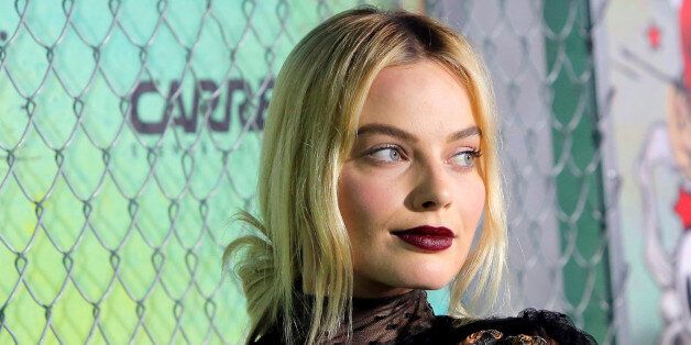 Actress Margot Robbie attends the world premiere of