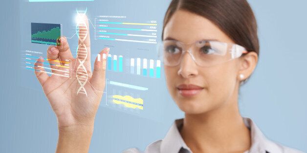Shot of a female scientist using a digital interface to do a DNA analysishttp://195.154.178.81/DATA/istock_collage/0/shoots/785299.jpg