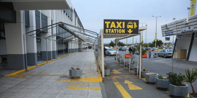 Photo show the Heraklion International Airport, Nikos Kazantzakis (Greek writer) the second busiest airport in Greece in passenger traffic after Athens international Airport and the primary airport on the island of Crete, Greece. Heraklion airport is a state owned airport. A hub for SkyExpress, a local airline but also the Greek owned airlines such as Aegean Airlines, Olympic Air, Astra Airlines, Ellinair and Minoan Air in the past have Heraklion as a focus city as it is a popular summer destination. In 2017 Heraklion airport is expected to have about 7.000.000 people passenger traffic. Most of the flights in this airport are seasonal. (Photo by Nicolas Economou/NurPhoto via Getty Images)