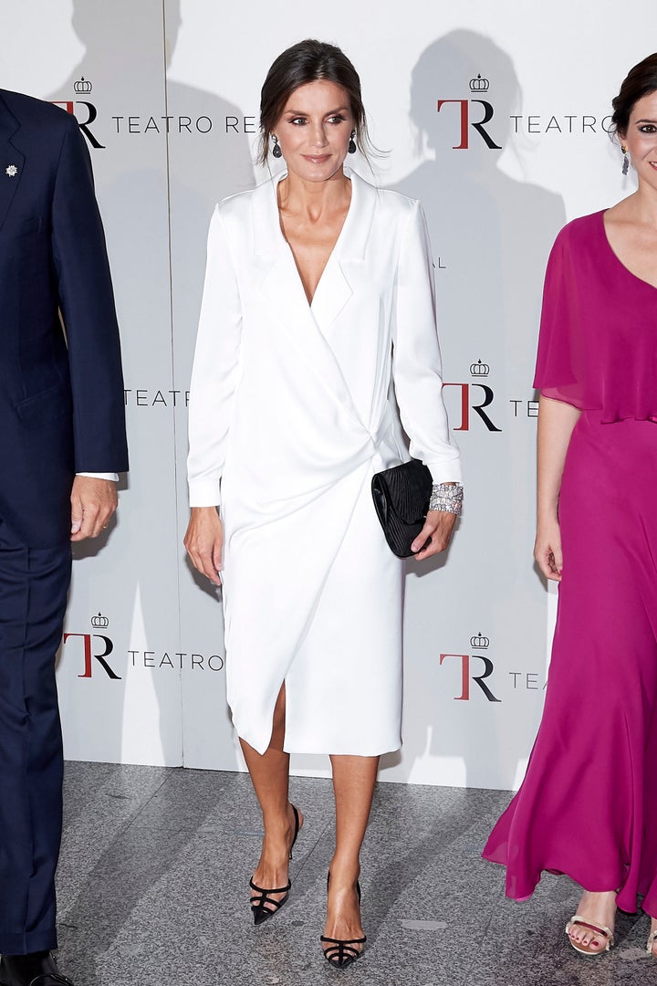 La reina Letizia en la inauguración de la temporada 2019/2020 del Teatro Real. 