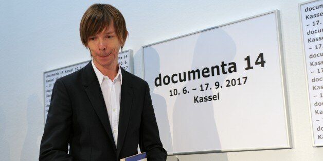 Adam Szymczyk, Polish Chief Curator of the Kunsthalle Basel museum, arrives for a press conference where he was presented as the Artistic Director of the documenta 14 international exhibition of contemporary art on November 22, 2013 in Kassel, central Germany. The supervisory board of documenta announced that it followed the proposal of the international finding committee, exisiting of eight members, and elected Szymczyk in an unanimous decision. Documenta 14 is scheduled to take place from June