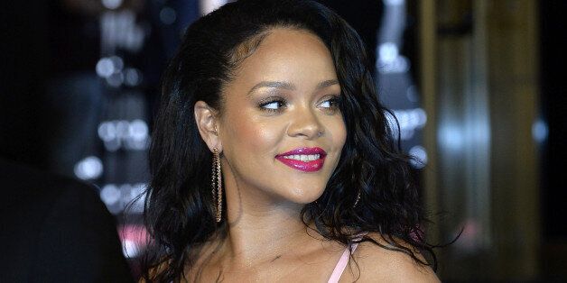 MADRID, SPAIN - SEPTEMBER 23: Rihanna attends the Fenty Beauty by Rihanna presentation at Callao Cinemas on September 23, 2017 in Madrid, Spain. (Photo by Fotonoticias/FilmMagic)