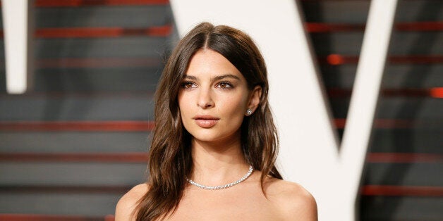 Actress Emily Ratajkowski arrives at the Vanity Fair Oscar Party in Beverly Hills, California February 28, 2016. REUTERS/Danny Moloshok