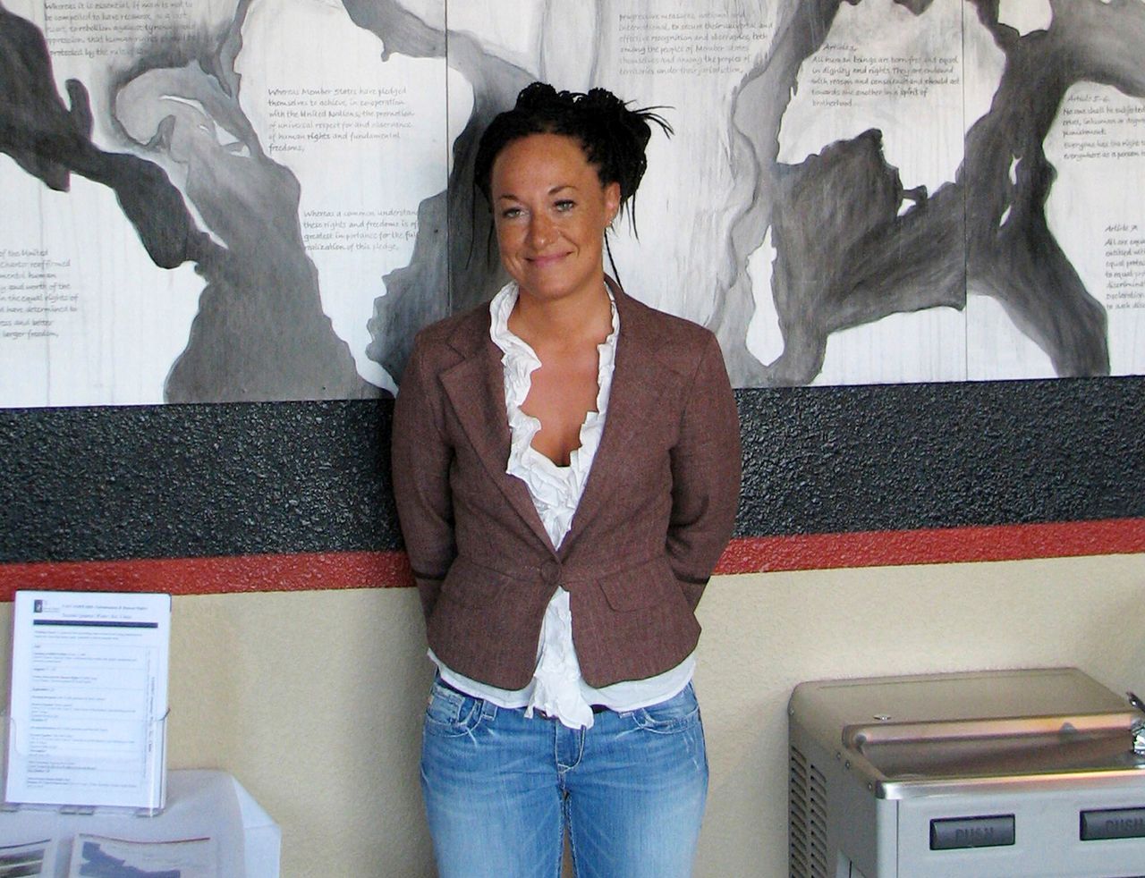 This July 24, 2009, file photo shows Rachel Dolezal, who made headlines for saying she was Black, even though she had been born white.