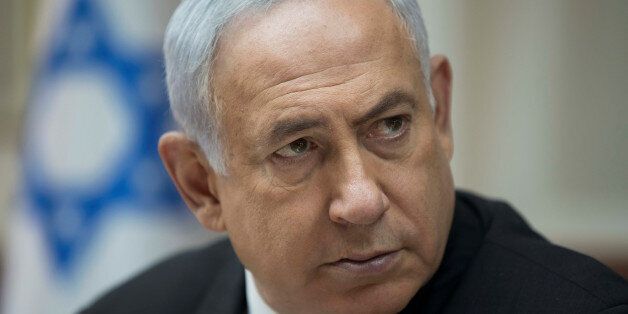 Israeli Prime Minister Benjamin Netanyahu attends a weekly cabinet meeting in Jerusalem, September 3, 2017. REUTERS/Abir Sultan/Pool