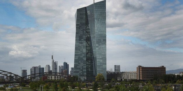 The European Central Bank (ECB) is pictured in Frankfurt/Main, Germany, on September 7, 2017. / AFP PHOTO / Daniel ROLAND (Photo credit should read DANIEL ROLAND/AFP/Getty Images)