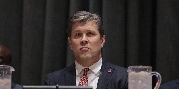 Bjarni Benediktsson, Prime Minister of Iceland, during the Observance of the International Women's Day at UN headquarters in New York, under the theme 'Women in the Changing World of Work: Planet 50-50 by 2030', New York City, New York, March 8, 2017. (Photo via EuropaNewswire/Gado/Getty Images).