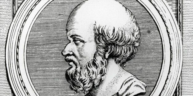 UNSPECIFIED - MAY 25: Portrait of Eratosthenes of Cyrene (Cyrene, 275 BC-Alexandria, 195 BC), Greek mathematician, astronomer and poet, engraving. (Photo by DeAgostini/Getty Images)