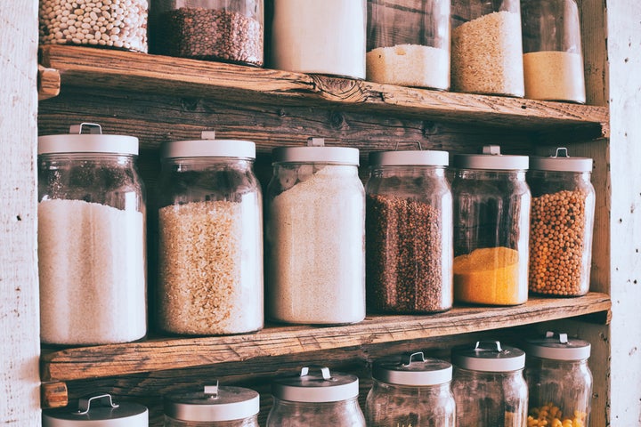 An organized pantry allows you to see what you've got and use it up before it expires.