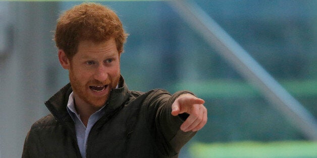 Britain's Prince Harry, on a promotional visit for the 2018 Invictus Games, visits the Sydney Olympic Park Aquatic Center which will be a host venue in Sydney, Australia, June 8, 2017. REUTERS/Jason Reed