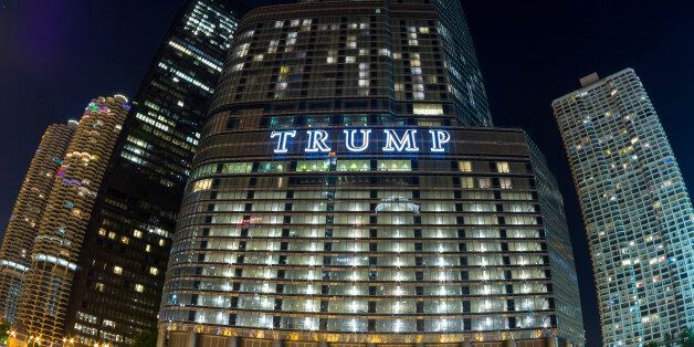Chicago, Illinois, USA - June 4, 2016: The Trump International Hotel and Tower is located right on the banks of the Chicago River in downtown offering fantastic views for hotel guests and condominium residents.