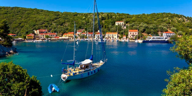 Greece. Ionian Islands - Ithaca. Lovely settlement of Frikes