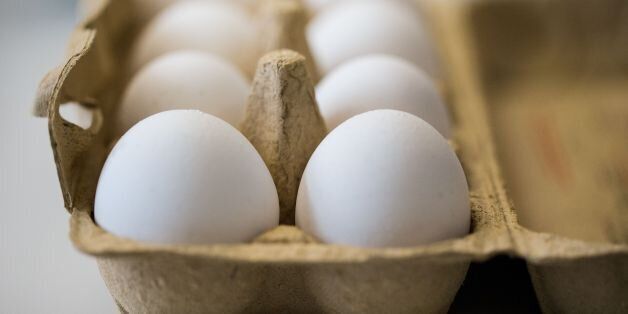 Eggs wait to be tested for contamination by the insecticide fipronil at the Chemical veterinary examination office in Krefeld, western Germany on August 7, 2017Supermarkets in Germany, the Netherlands, Belgium, Sweden and Switzerland have pulled millions of eggs from the shelves after fipronil, a substance potentially dangerous to humans, was found in them. / AFP PHOTO / dpa / Marcel Kusch / Germany OUT (Photo credit should read MARCEL KUSCH/AFP/Getty Images)