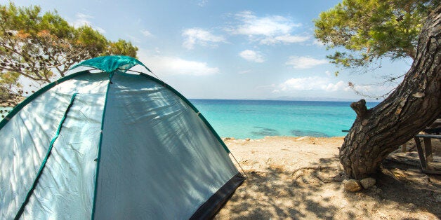 Camping in Greece