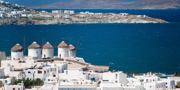 Wind mills of the Mykonos