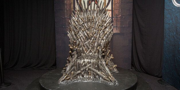SAN DIEGO, CA - JULY 23: The Iron Throne display at the Hall of Faces presented by the HBO hit series 'Game of Thrones' at Comic-Con International - Day 3 on July 22, 2016 in San Diego, California. (Photo by Daniel Knighton/FilmMagic)
