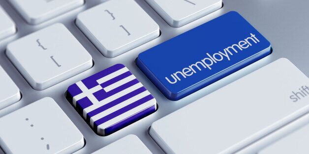 Greece High Resolution Unemployment Concept