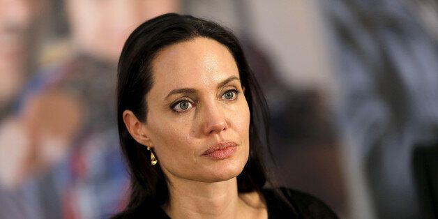 United Nations High Commissioner for Refugees (UNHCR) Special Envoy Angelina Jolie attends a news conference as she visits a Syrian and Iraqi refugee camp in the southern Turkish town of Midyat in Mardin province, Turkey, June 20, 2015. REUTERS/Umit Bektas/File Photo