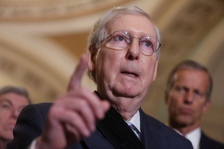Senate Majority Leader Mitch McConnell earned the nickname "Moscow Mitch" after repeatedly blocking election security funding amid warnings that Russia plans to interfere in the 2020 election.