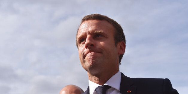 Cycling: 104th Tour de France 2017 / Stage 17Emmanuel MACRON (FRA) President of French Republic / La Mure - Serre Chevalier (183km)/ TDF / (Photo by Tim de Waele/Corbis via Getty Images)