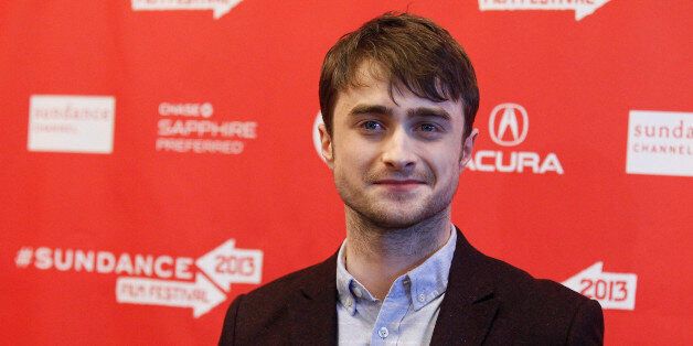 Cast member Daniel Radcliffe poses at the premiere of