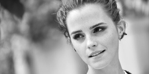 PARIS, FRANCE - JUNE 22: (EDITORS NOTE: This image has been converted to Black and White.) Emma Watson attends 'The Circle' Paris Photocall at Hotel Le Bristol on June 22, 2017 in Paris, France. (Photo by Pascal Le Segretain/Getty Images)