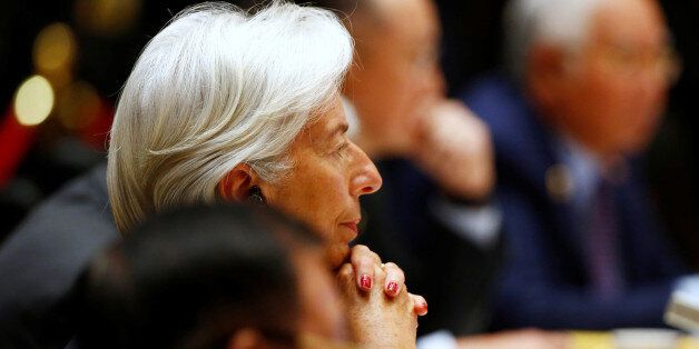 International Monetary Fund (IMF) Managing Director Christine Lagarde attends a summit at the Belt and Road Forum in Beijing, China, May 15, 2017. REUTERS/Thomas Peter