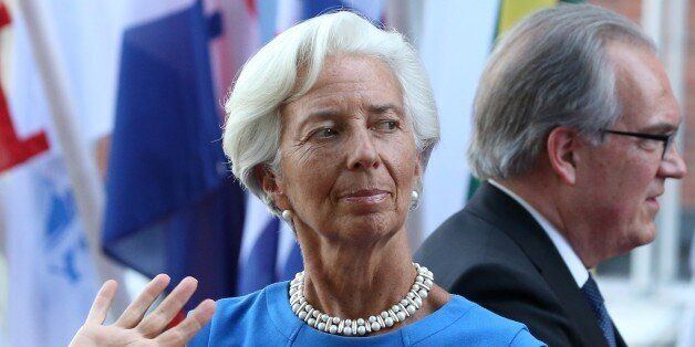 HAMBURG, GERMANY - JULY 07: (RUSSIA OUT) Managing Director of the IMF Christine Lagarde arrives to the Elbphilharmone for the dinner during the G20 Summit on July,7,2017 in Hamburg, Germany. (Photo by Mikhail Svetlov/Getty Images)