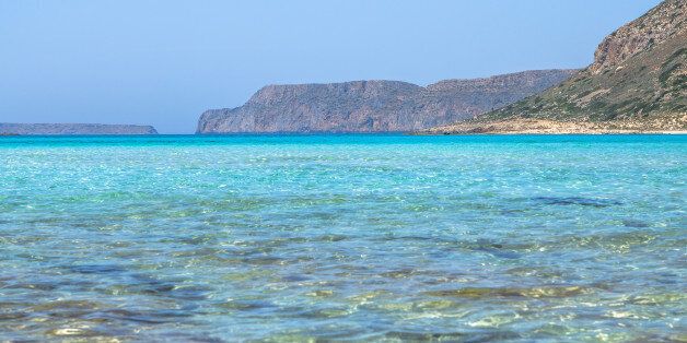 Amazing view of Balos lagoon, Crete, Greece