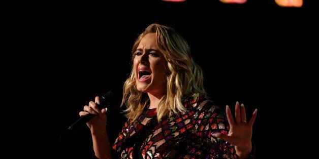 Adele sings