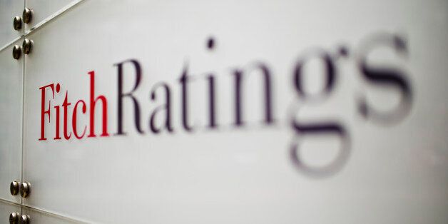 Frankfurt, Germany - August 14: Lettering of FitchRatings rating agency on August 14, 2015 in Frankfurt,...