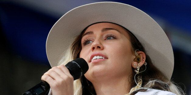 Singer Miley Cyrus performs on NBC's 'Today' show in New York City, U.S., May 26, 2017. REUTERS/Brendan McDermid
