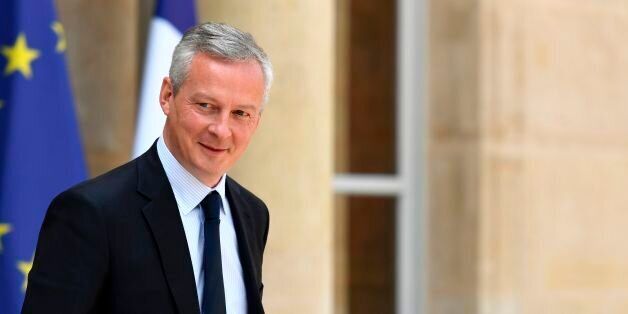 French Minister of Economy Bruno Le Maire leaves a cabinet meeting on June 7, 2017 at the Elysee Palace, in Paris. / AFP PHOTO / bertrand GUAY (Photo credit should read BERTRAND GUAY/AFP/Getty Images)