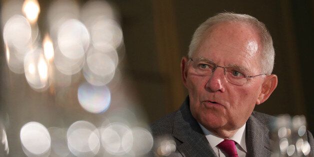 Wolfgang Schaeuble, Germany's finance minister, speaks during a Bloomberg G-20 event in Berlin, Germany, on Tuesday, June 13, 2017. Schaeuble said that the U.K. would be welcomed back to the European Union if the British decided they no longer wanted to quit the bloc. Photographer: Krisztian Bocsi/Bloomberg via Getty Images