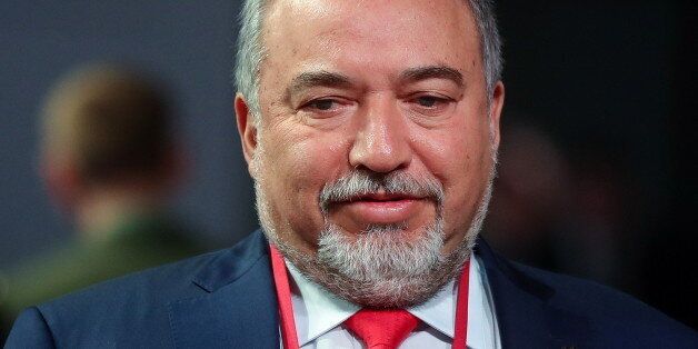 MOSCOW, RUSSIA - APRIL 26, 2017: Israel's Defence Minister Avigdor Lieberman at the 2017 Moscow Conference on International Security (MCIS). Valery Sharifulin/TASS (Photo by Valery Sharifulin\TASS via Getty Images)
