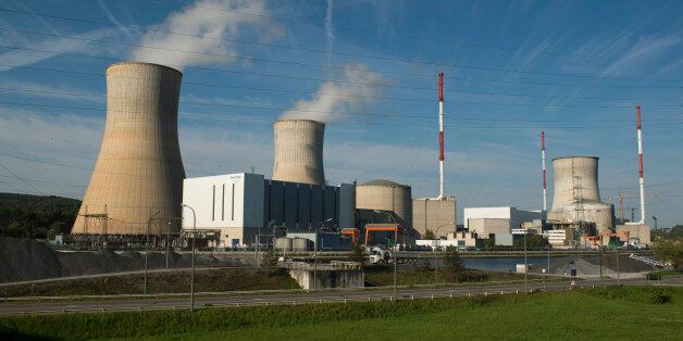 A picture taken on May 9, 2016, shows the nuclear Belgian power plant of Tihange near Huy. The Dutch government has ordered 15 million iodine pills to protect people living near nuclear plants in case of an accident, officials said on April 29, as concerns rise over ageing reactors across the border in Belgium. Last week Germany asked that the 40-year-old Tihange 2 and Doel 3 reactors be turned off 'until the resolution of outstanding security issues', which Belgium rejected, saying the plants were subject to 'the strictest possible safety requirements'. / AFP / JOHN THYS (Photo credit should read JOHN THYS/AFP/Getty Images)