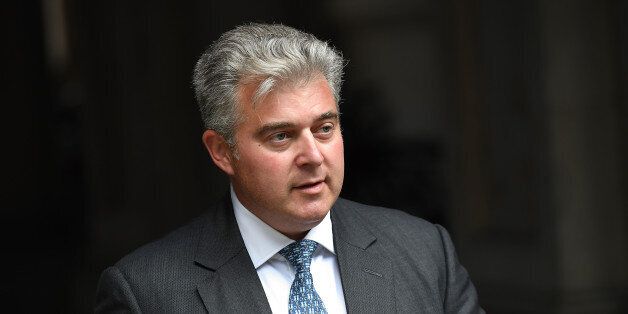LONDON, ENGLAND - JUNE 11: Brandon Lewis arrives at 10 Downing Street on June 11, 2017 in London, England. Prime Minister Theresa May Re-shuffles her cabinet after the snap general election which failed to return a clear overall majority winner. Theresa May is seeking an agreement with the Northern Ireland's Democratic Unionist Party to form a minority Government. (Photo by Chris J Ratcliffe/Getty Images)