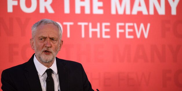 CARLISLE, ENGLAND - JUNE 04: Labour party leader Jeremy Corbyn gives a speech at the County Hotel on June 4, 2017 in Carlisle, England. Campaigning for the election was suspended today, following a terror attack in central London on Saturday night. 7 people were killed and at least 48 injured in terror attacks on London Bridge and Borough Market. Three attackers were shot dead by armed police. (Photo by Jeff J Mitchell/Getty Images)