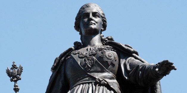 Άγαλμα της Αικατερίνης της Μεγάλης στη Συμφερόπολη (Κριμαία)