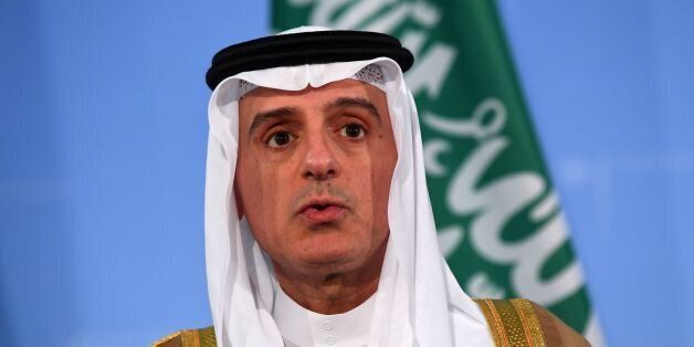Saudi Arabian Foreign Minister Adel al-Jubeir attends a joint press conference with his German counterpart at the Foreign Ministry in Berlin on June 7, 2017. / AFP PHOTO / dpa / Ralf Hirschberger / Germany OUT (Photo credit should read RALF HIRSCHBERGER/AFP/Getty Images)