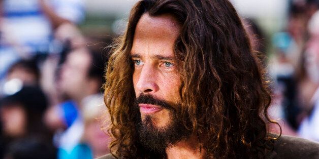 Musician Chris Cornell of the band Soundgarden arrives on the red carpet for the film