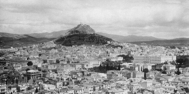 (GERMANY OUT) Greece Attica Athens: view at the city - 27.07.1947- Photographer: Walter Gircke- Vintage property of ullstein bild (Photo by Gircke/ullstein bild via Getty Images)