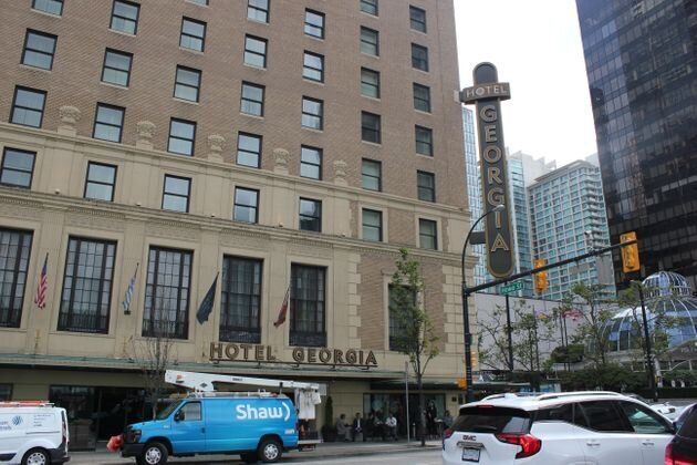 The historic Rosewood Hotel Georgia in downtown Vancouver.