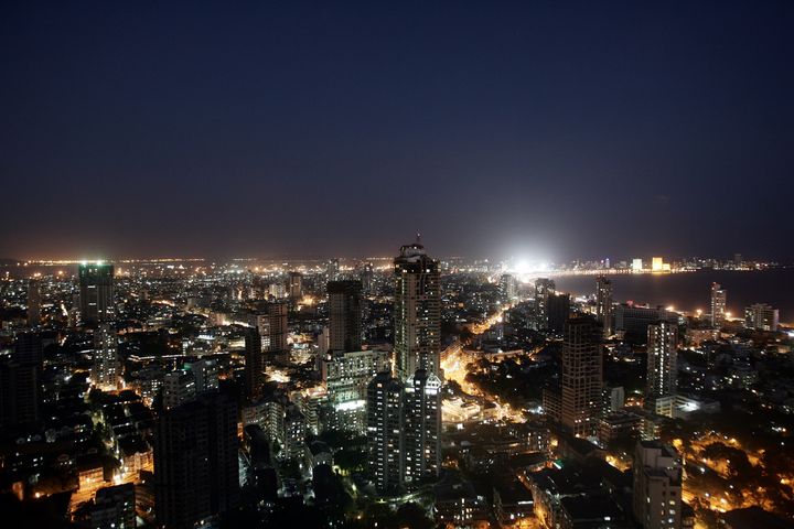 A view of the Mumbai skyline. 