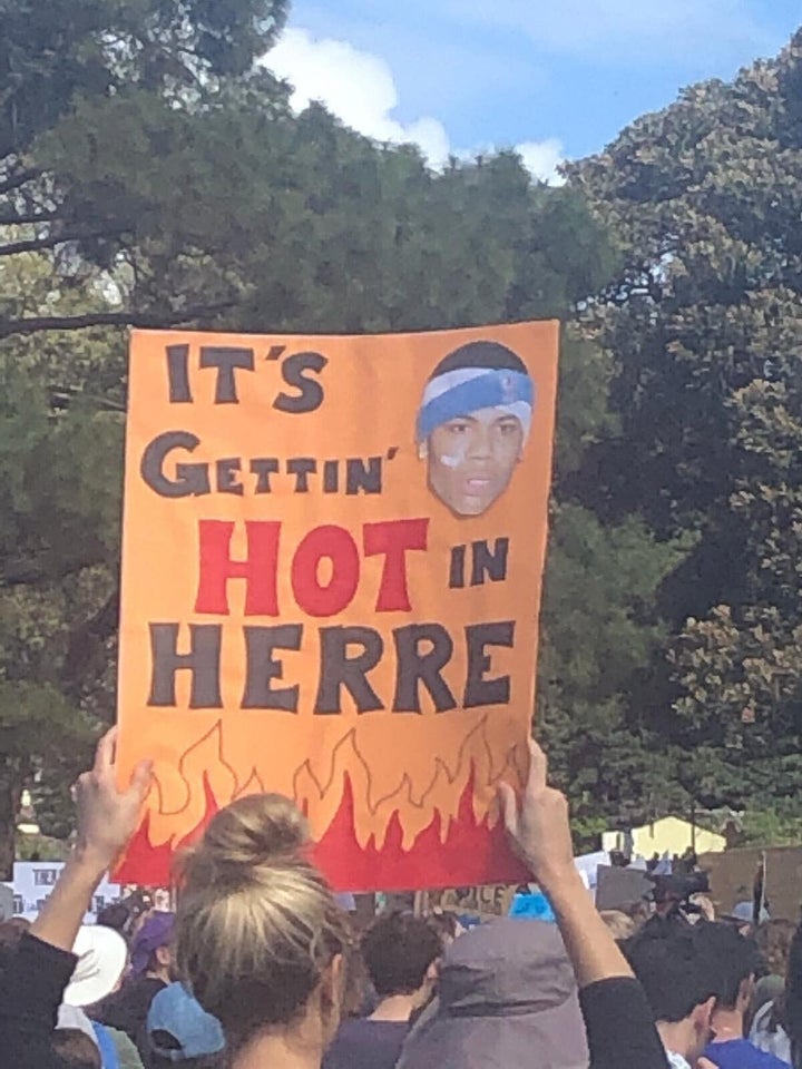 Corporate Australia rallies behind protesting students calling for government action on climate change.