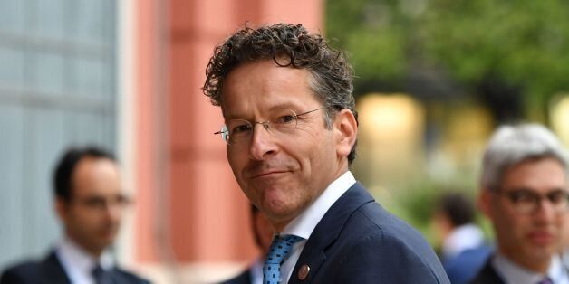 Eurogroup President and Dutch Finance Minister Jeroen Dijsselbloem arrives for a G7 summit of Finance Ministers on May 11, 2017 in Bari. / AFP PHOTO / Alberto PIZZOLI (Photo credit should read ALBERTO PIZZOLI/AFP/Getty Images)
