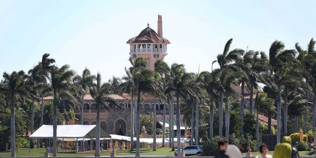 PALM BEACH, FL - APRIL 07: The Mar-a-Lago Resort where President Donald Trump held meetings with Chinese President Xi Jinping on April 7, 2017 in Palm Beach, Florida. The two presidents spoke about China/US relations as well as the U.S. bombing of Syria last night. (Photo by Joe Raedle/Getty Images)