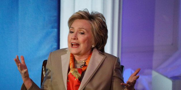 Former U.S. Secretary of State Hillary Clinton takes part in the Women for Women International Luncheon in New York, U.S., May 2, 2017. REUTERS/Brendan McDermid